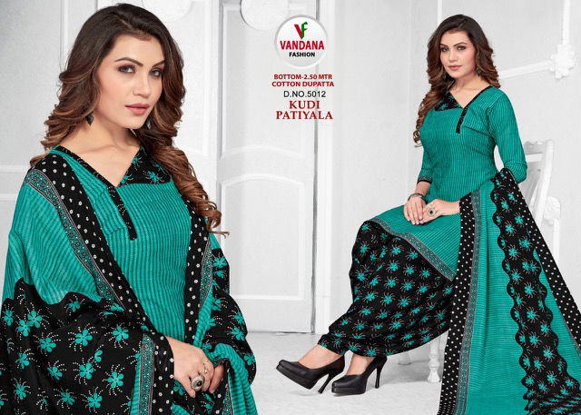 Vandana Kudi Patiyala 5 Casual Wear Heavy Wholesale Dress Material Collection